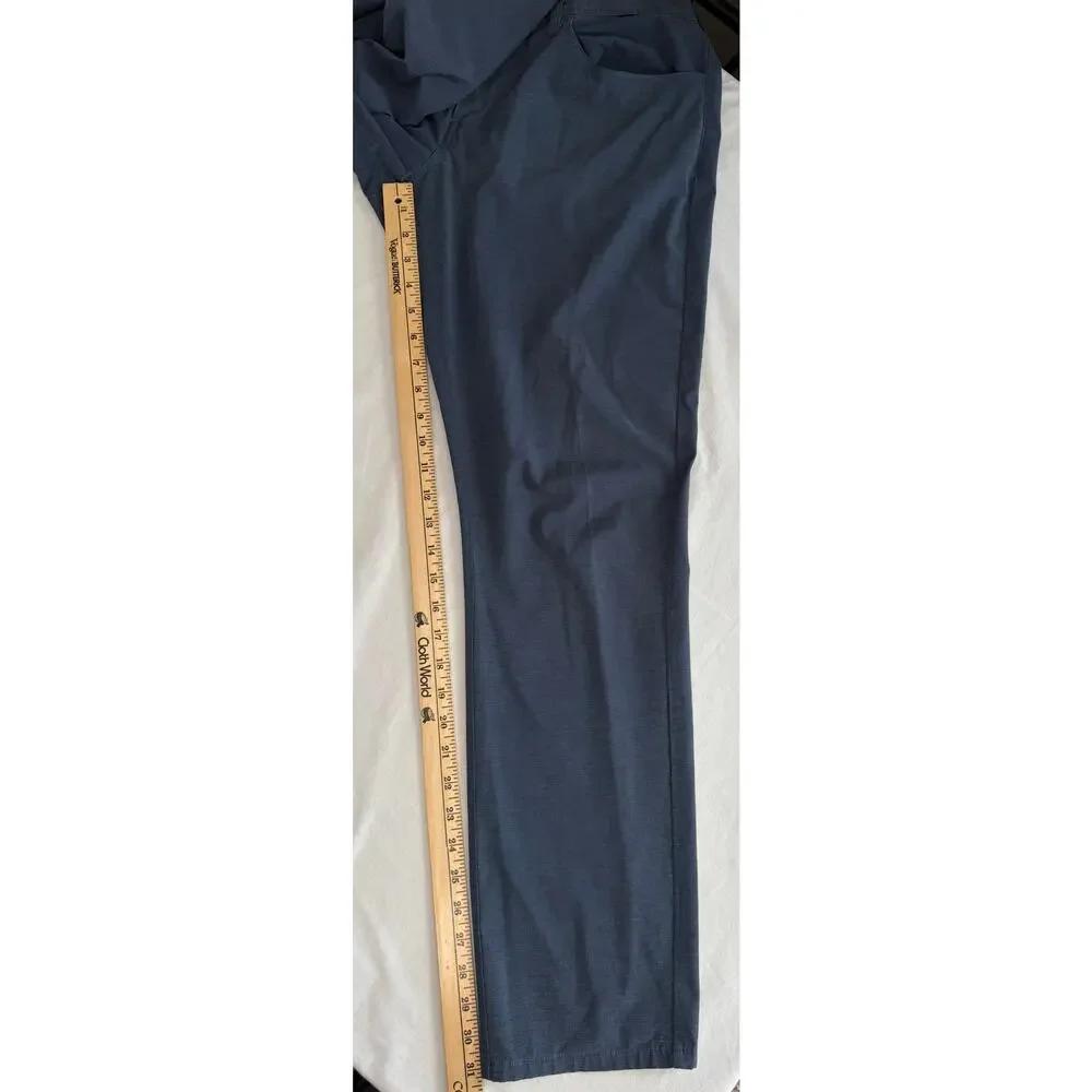Travis Mathew 32x31 Blue Navy Right On Time Performance Golf Pants Mens Athletic